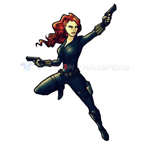 Black Widow Iron-on Stickers (Heat Transfers)NO.462